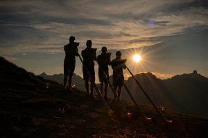 Von West nach Ost oder Süd nach Nord, die europäischen Alpen
