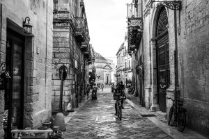 Stiefelabsatz von Italien Apulien