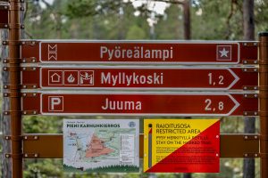 Wanderungen in finnisch Lappland