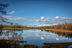 Wanderungen in finnisch Lappland