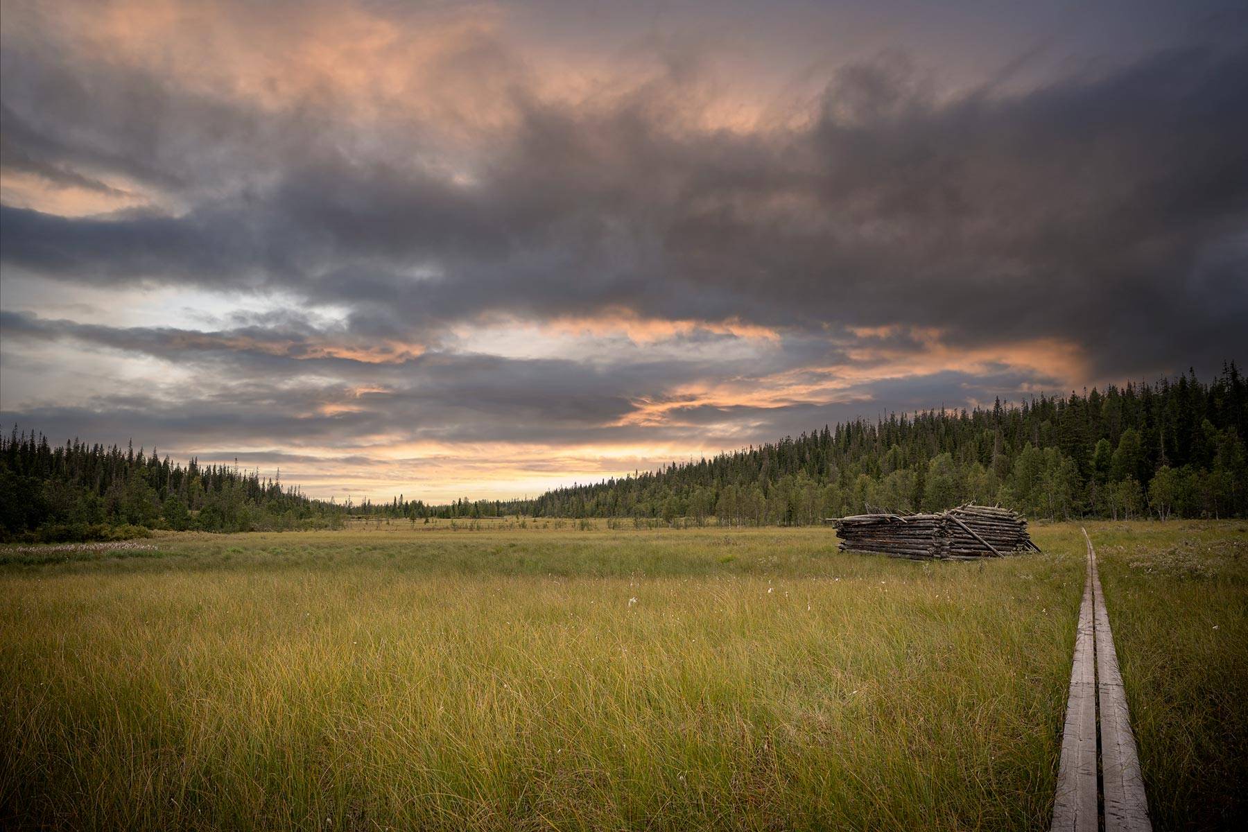 Wanderungen in finnisch Lappland
