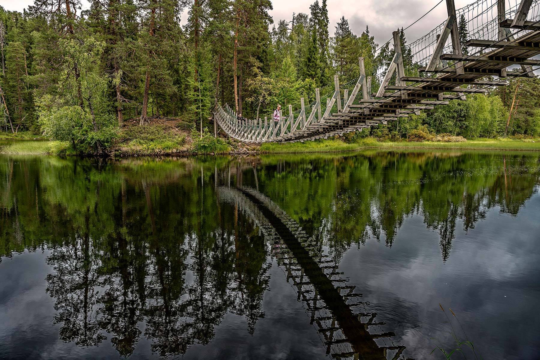 Wanderungen in finnisch Lappland